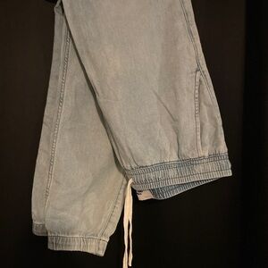 Light Wash Denim Joggers